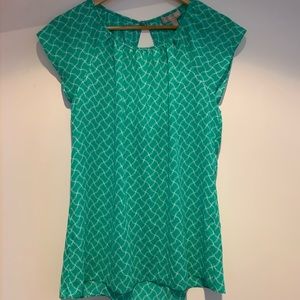 Banana Republic Green Top. NWT